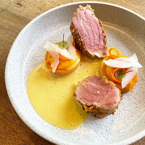 Le filet mignon sauce maltaise - Moulin des Ruats