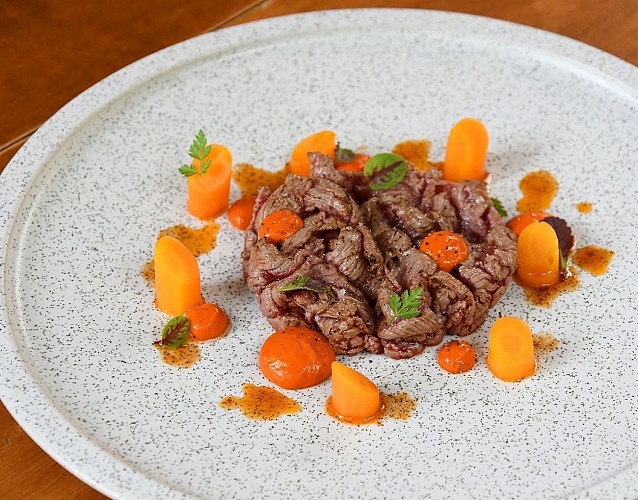 Le tartare de boeuf - Moulin des Ruats