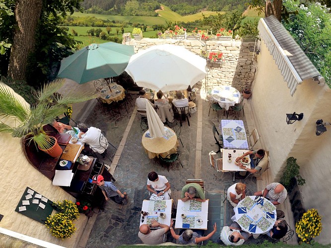 Auberge la Coquille - Terrasse privative