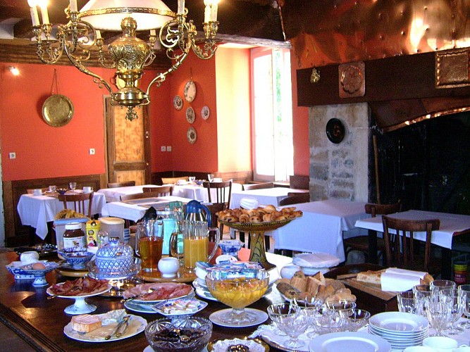 Château d'Island petit déjeuner