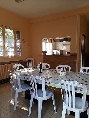 salle à manger du Gîte du Moulin Rouge