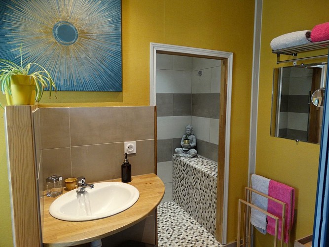 La Suite Girolloise - Salle de bain secondaire