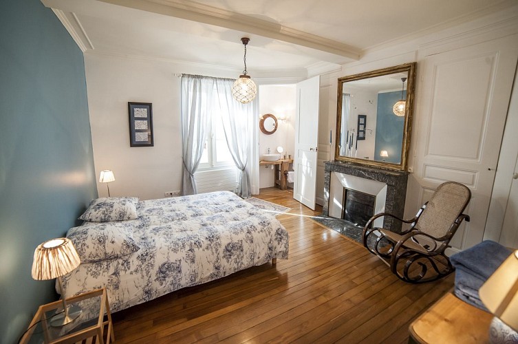 Maison des 7 Lieux - chambre bleue