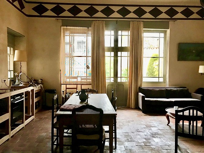 les charmilles gîte cuisine séjour