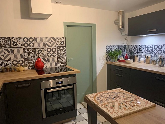 Cuisine du gîte La Marinière