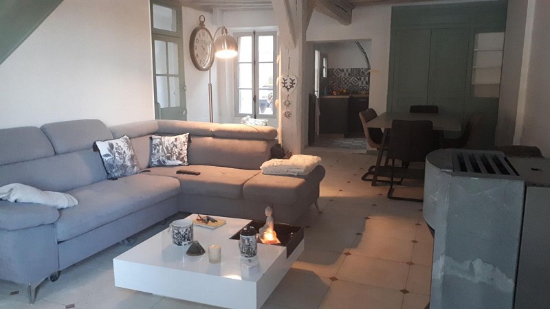 Salon de la chambre d'hôtes La Marinière