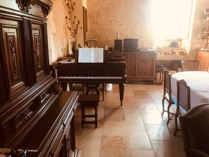 Salle à manger - piano à queue