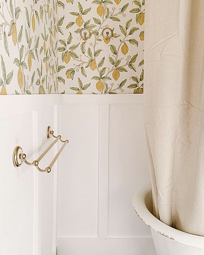 Salle de bain citron