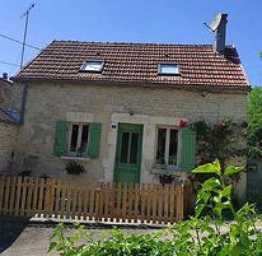 Façade avant du gîte