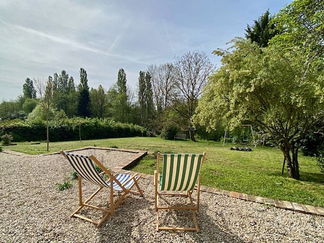 La maison côté jardin