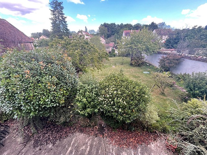 le jardin du gîte de Charny