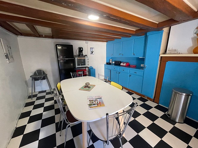 salle à manger du gîte le campagnard à St Privé