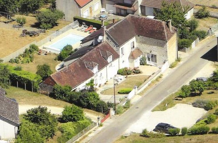 Le Clos du Trait vue du ciel