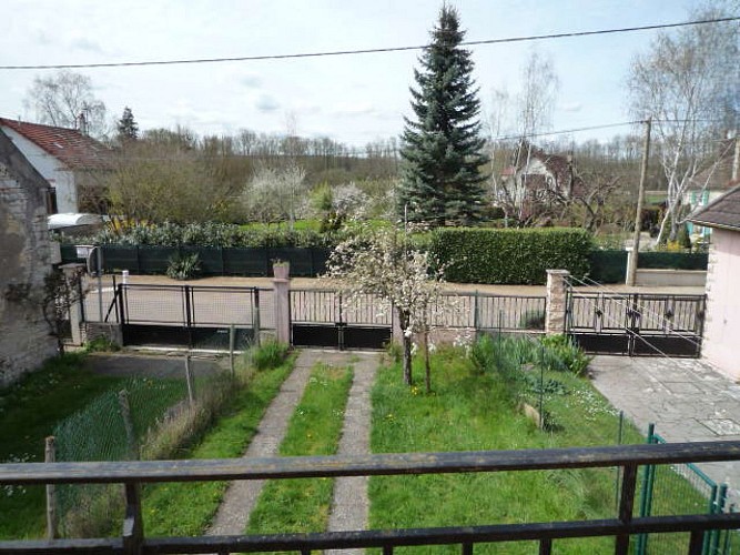 vue ouest de la terrasse