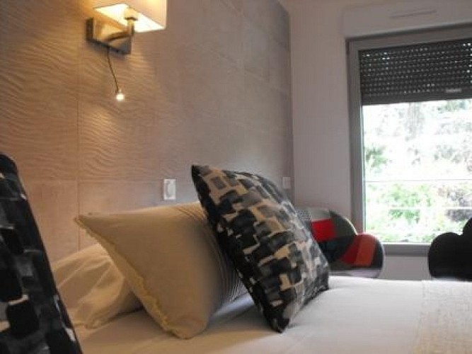 chambre sur le jardin - Les Capucins - Avallon