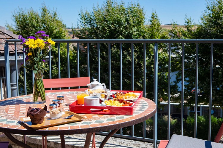 Terrasse suite- Hôtel Le Maxime