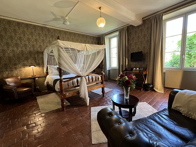 Chambre Zervos - Hôtel Les Glycines Vézelay