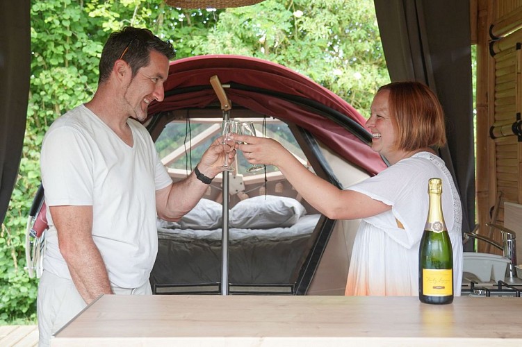 L'Orée des 4 chemins, hébergements insolites à Fontenoy en Puisaye en Bourgogne proche de Guédelon (7)