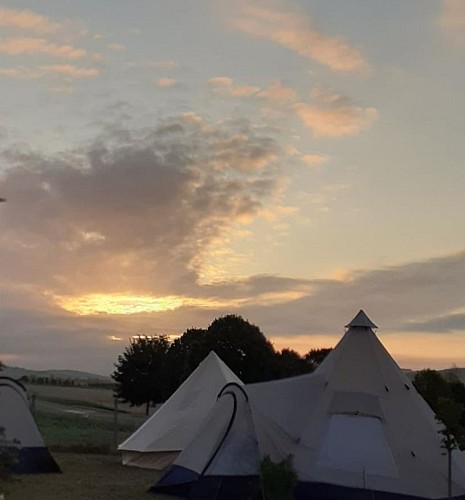 Tipi du Camping Beauséjour