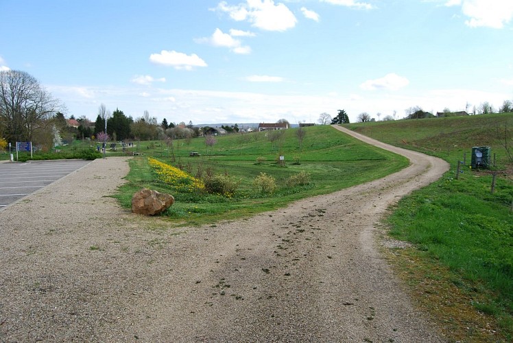 L'aire de camping-cars de Gron