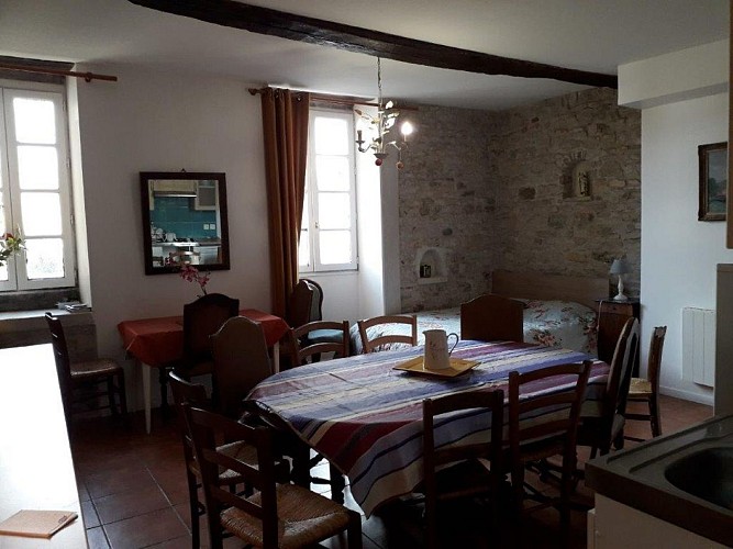 Gîte de la Colline Salle à manger