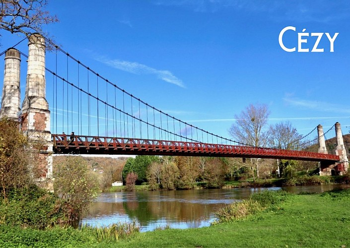 Pont suspendu de Cézy