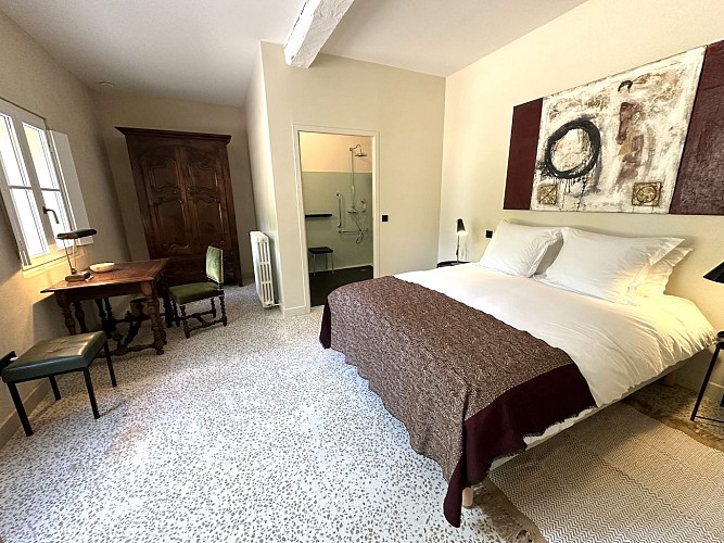 Chambre du gîte CAMPAGNE MULLER à Uchacq avec Gites de France Landes