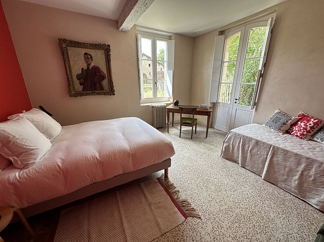 Chambre du gîte CAMPAGNE MULLER à Uchacq avec Gites de France Landes