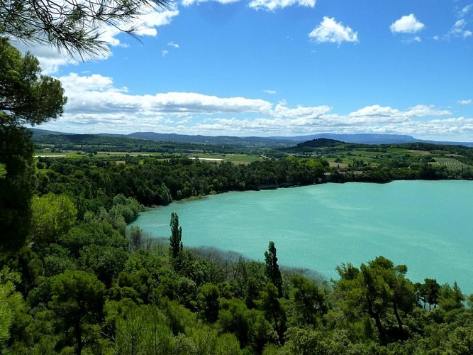 Vue sur l'étang de la Bonde