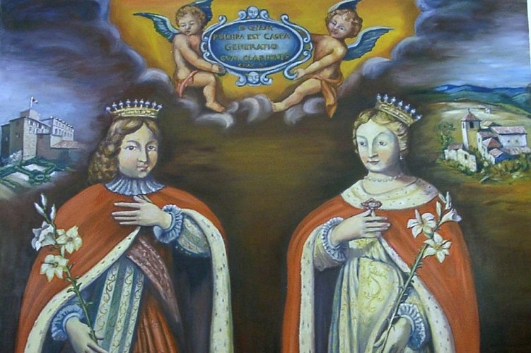 Saint-Elzéar et son épouse Delphine