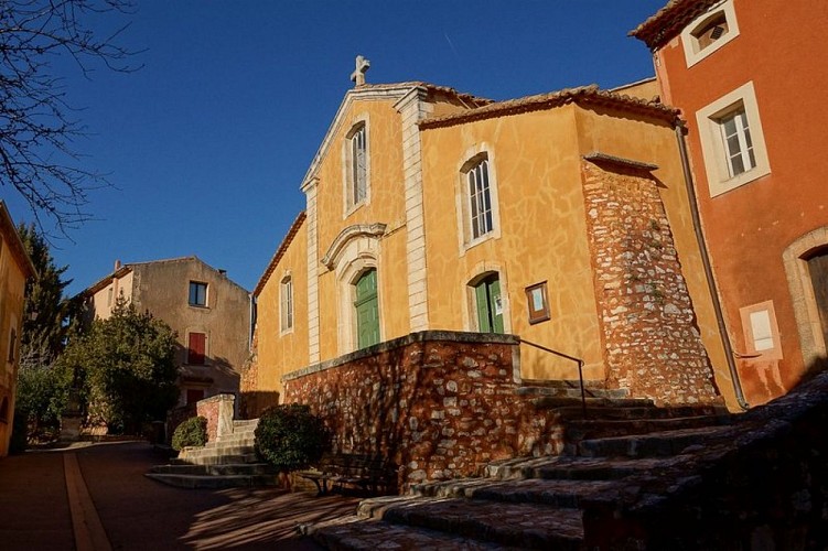 Façades colorées de Roussillon