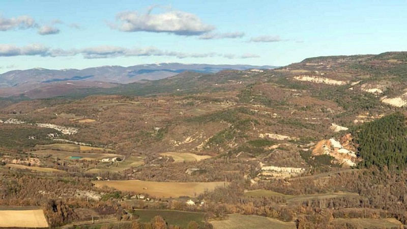 Gorges d'Oppedette, Montagne de Lure et carrière d'argile