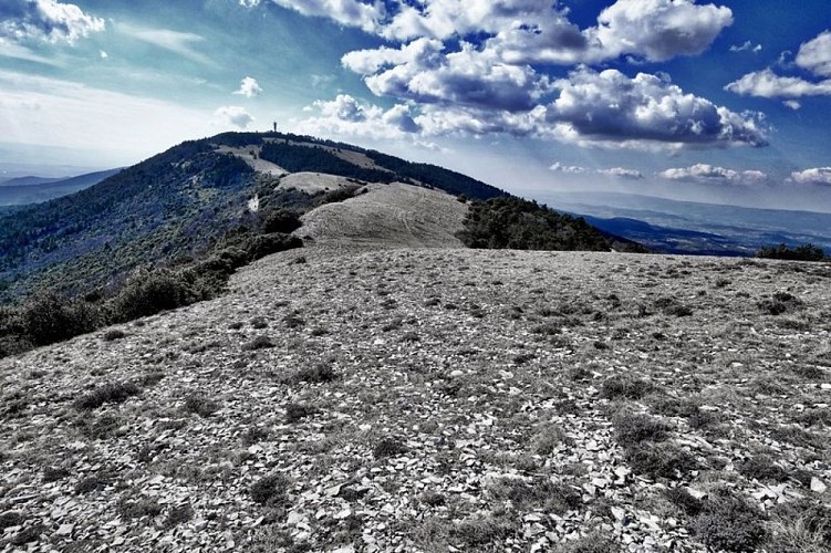 Mourre Nègre depuis les Quatre Murailles