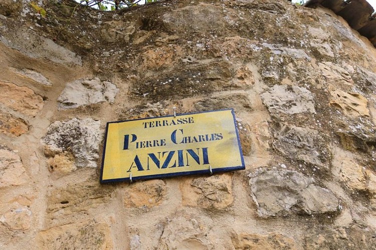 Panneau de la terrasse Anzini