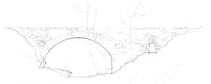Croquis du Pont des Seguins