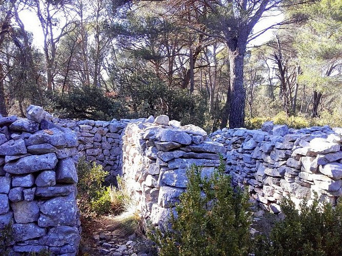 Enclos en pierre sèche