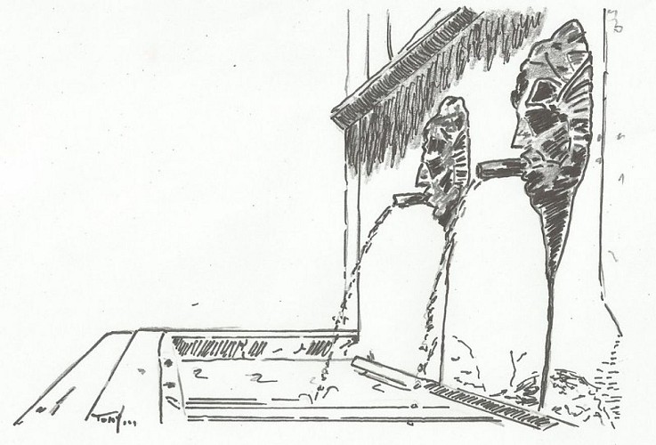 Croquis de Fontaine-Basse de Cadenet