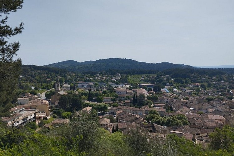 Vue sur Cadenet depuis le Château
