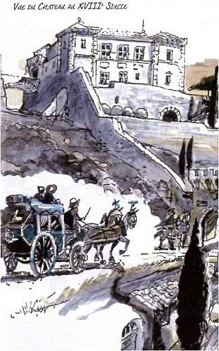 Reconstitution du château de Cadenet