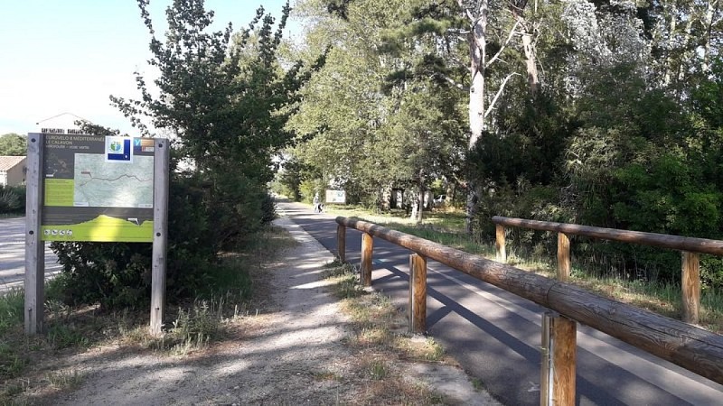 Véloroute du Calavon et EV8