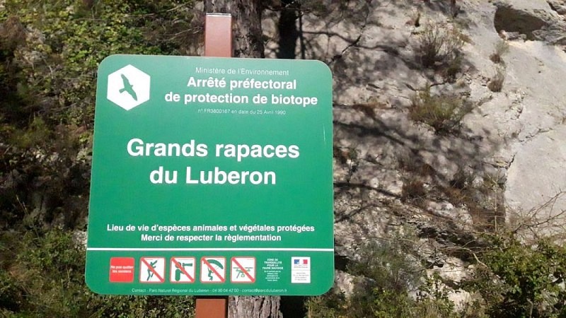 Panneau règlementaire de l’APPB