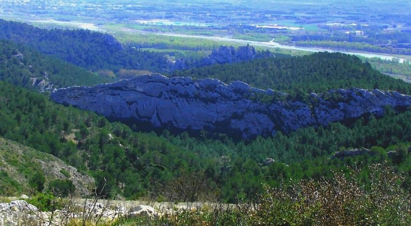 Lames de La Roquette depuis le Trou du Rat