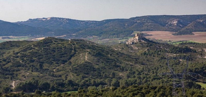 Vestiges du Castellas de Roquemartine, propriété privée
