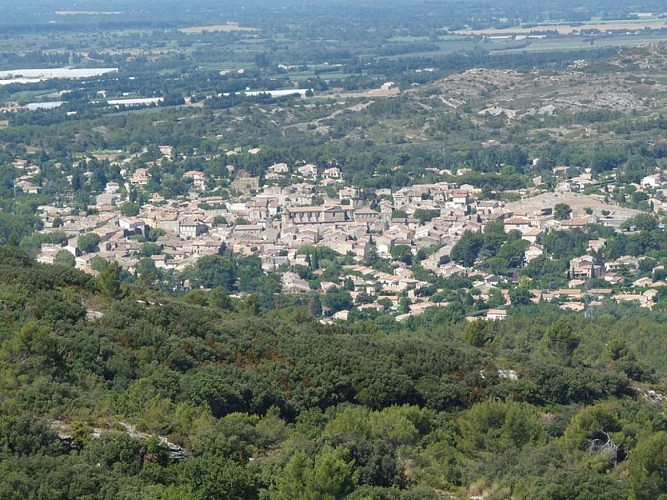 Vue sur Eyguières