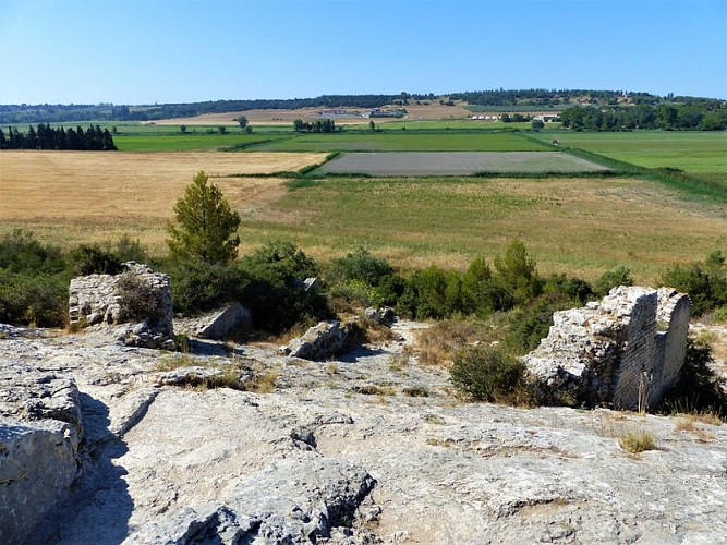 Vestiges de la meunerie de Barbegal