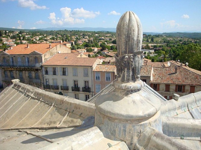 Vue depuis les toits de la cathédrale