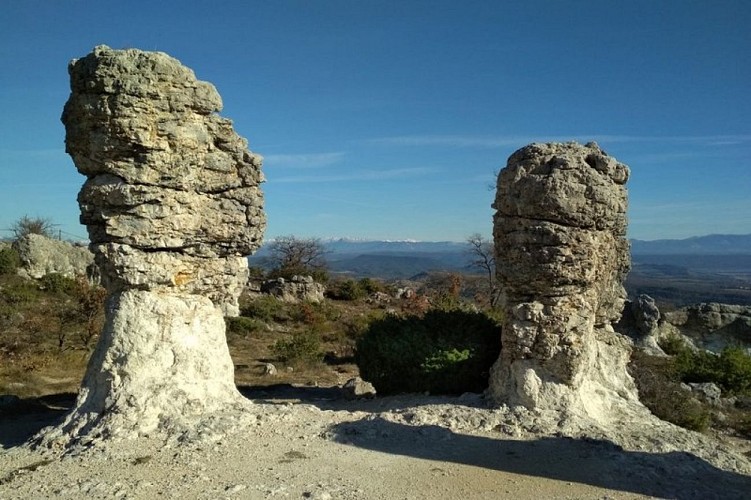 Cylindres des Rochers des Mourres