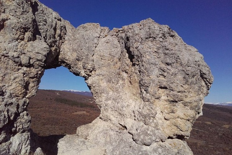 Montagne de Lure depuis les Mourres