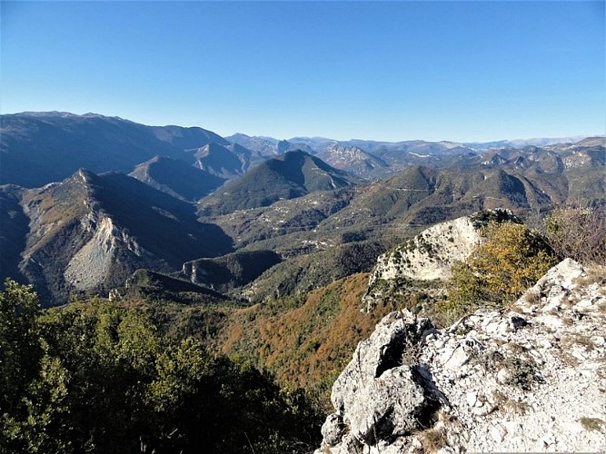 Vue du sommet du Mont Lion