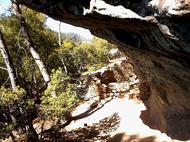 Abris inférieur (plus grand et plus discret)